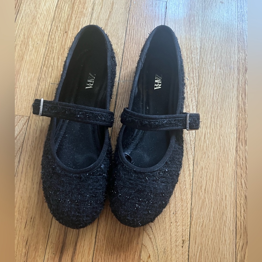 Zara Black Mary Jane Shoes